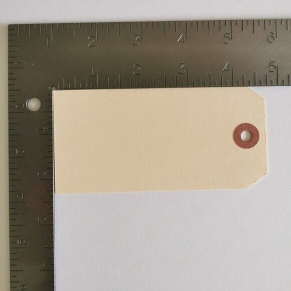 20 x Large Manila Shipping Tag, Price Tags Gift Tag Cardstock - Picture 4 of 5